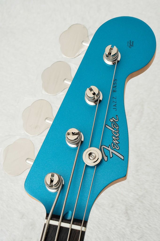 FSR Made in Japan Hybrid II Jazz Bass Satin Lake Placid Blue