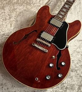 レッドエレキギター ヴィンテージ風 1960 Gibson ES-335TDC “Watermelon Cherry Finish with Zebra PAF×2