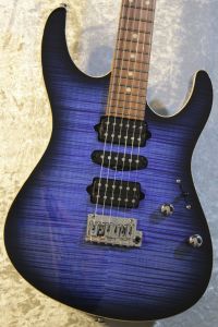 ヘッドレス　エレキギター 青系マーブル模様 24フレット ヘッドレス エレキギター 青系マーブル模様 24フレット エレキ