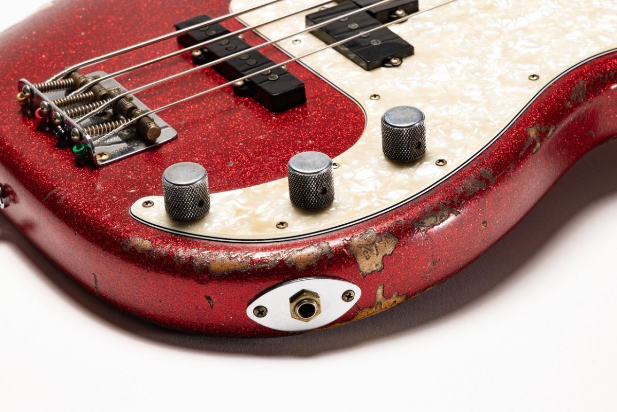 Limited Edition Masterbuilt J Precision Bass PJ King's Red Sparkle