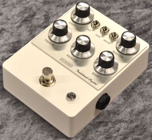 HTJ-WORKS Traditional Crystal Silver Top Silver Hat Knob Type White #89 【Two-Rockサウンド】