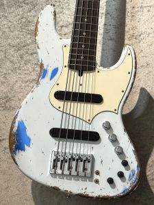Xotic XJ-1T 5st Alder/R -Olympic White over Lake Placid Blue / Heavy Aged Lacquer- #3417 【4.54kg】