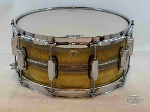Ludwig LB464R Raw Brass Phonic 14"×6.5"