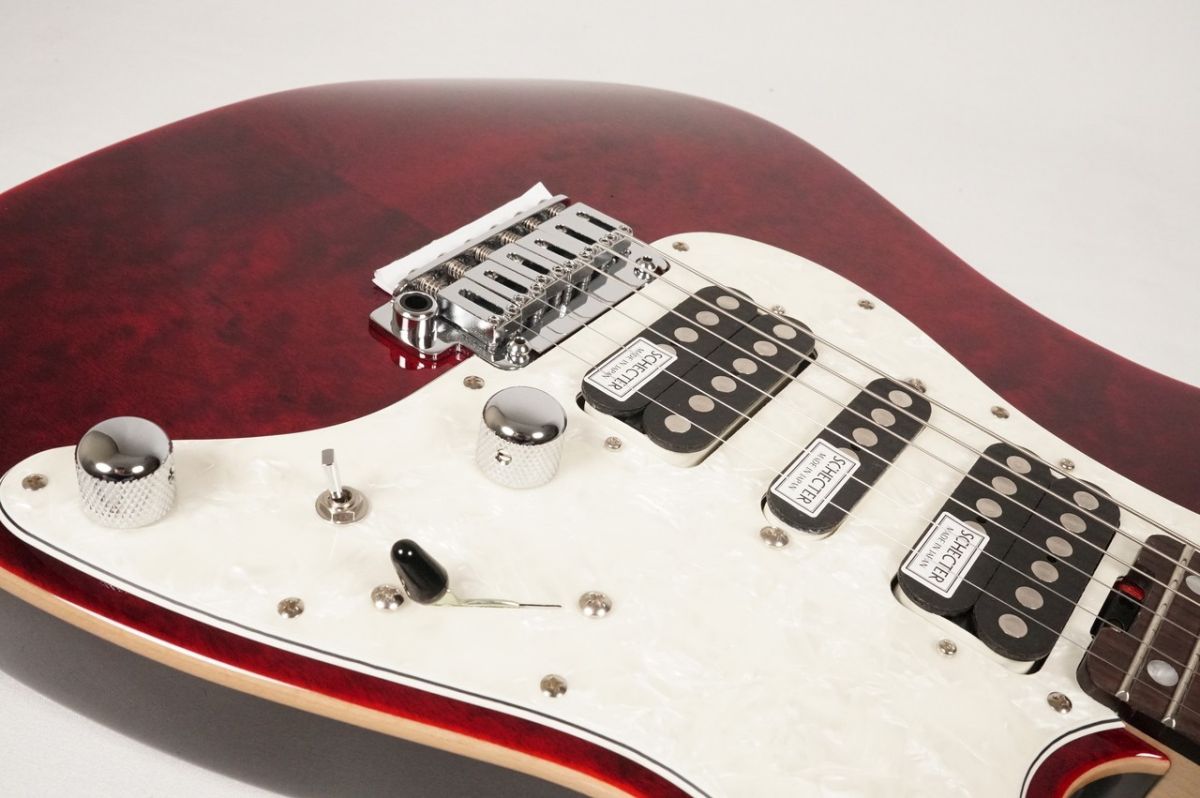 SCHECTER SD-2-24-AL-VTR/R -See-thru Red- | 【クロサワ楽器店
