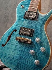 Paul Reed Smith(PRS) 【爽快極上フレイム!!】 SE Zach Myers Semi-Hollow Body Myers Blue #G113221 【3.20kg】【軽量!】