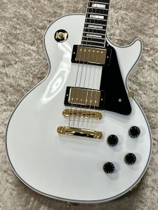 Gibson Custom Shop Les Paul Custom with "Ebony Fingerboard" Gloss Alpine White s/n CS502713 【4.67kg】【G-CLUB TOKYO】