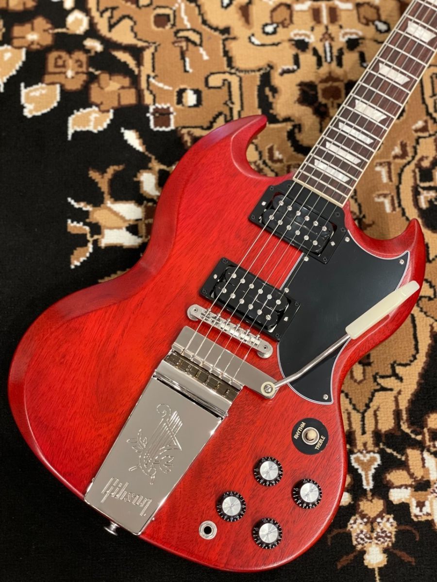 SG Standard '61 Faded w/Maestro Vibrola Vintage Cherry #221650192