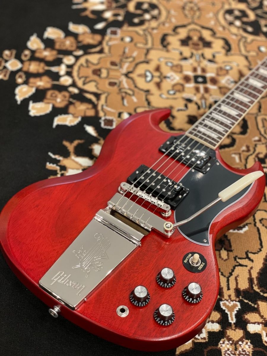 SG Standard '61 Faded w/Maestro Vibrola Vintage Cherry #221650192