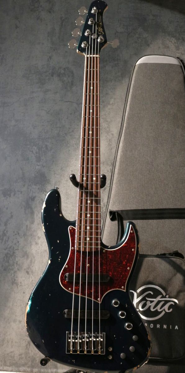 エレキベース 一式 XJ-1T 5st Heavy Aged -Dark Candy Apple Red- | 【クロサワ楽器店