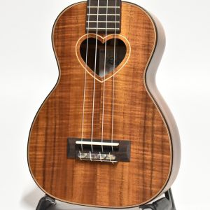 Leho LHUS-ASAK-HEART 【ソプラノ】【アカシアコアボディ総単板/ギアペグ】