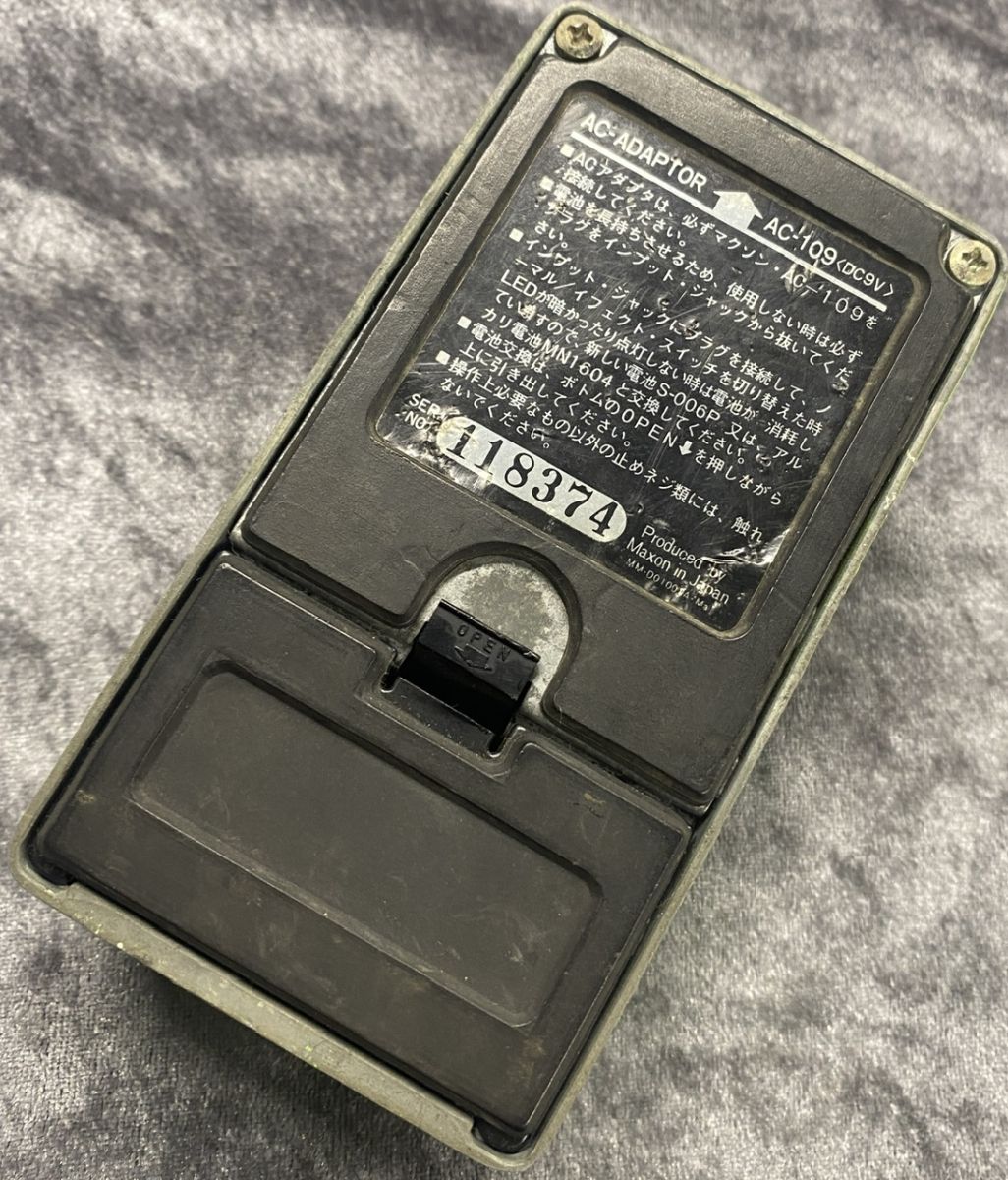 Maxon D&SⅡ OD-802 エフェクター MAXON / D&S Ⅱ (OD-802)弾き比べ - △▽エフェクターレビューとメモ△▽