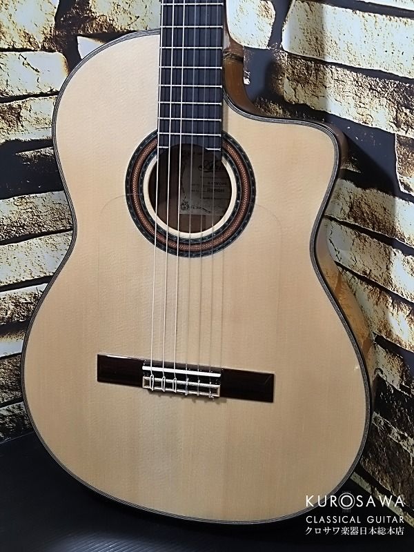 アリア A-175F CWE フラメンコ カッタウェイ エレガット 松・シー