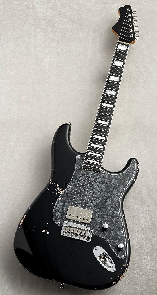 Trad Fullsize ST Medium Aged ~Solid Black~ | 【クロサワ楽器店