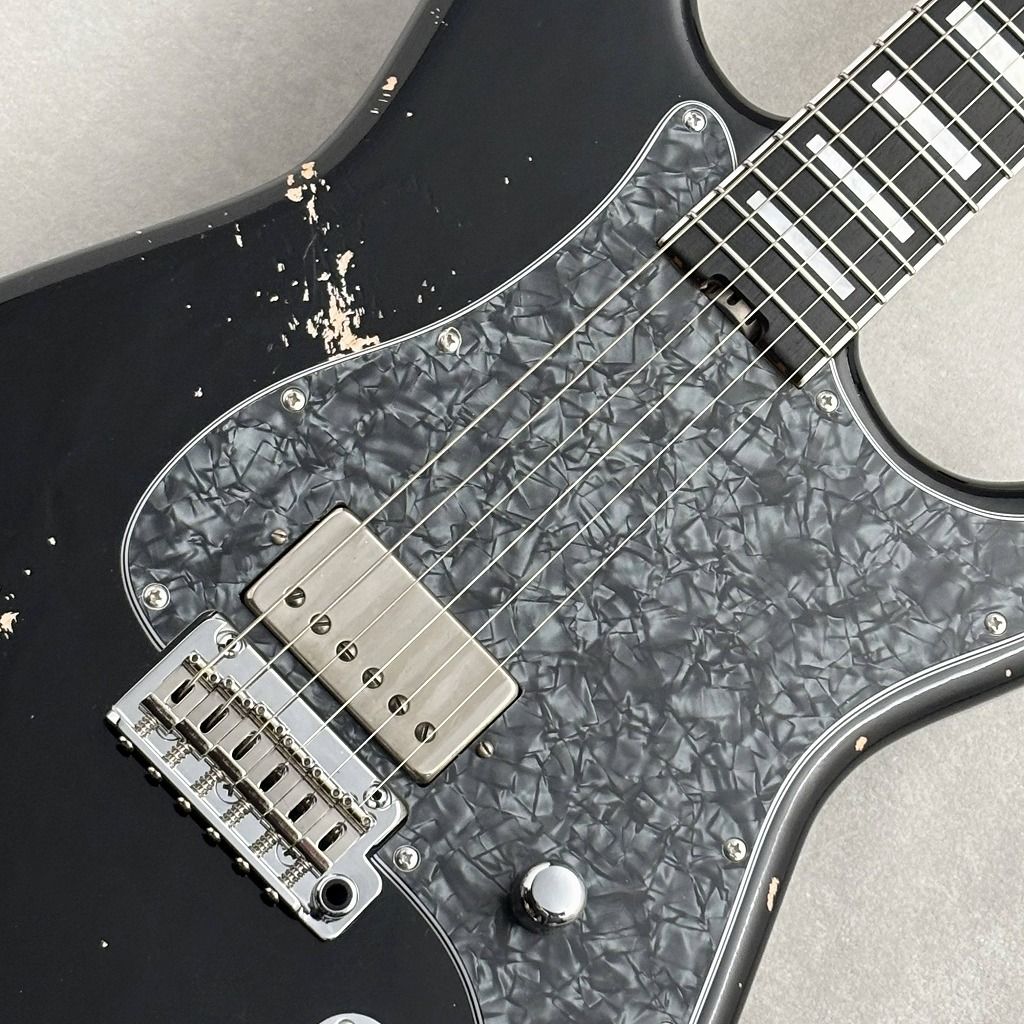 Trad Fullsize ST Medium Aged ~Solid Black~ | 【クロサワ楽器店