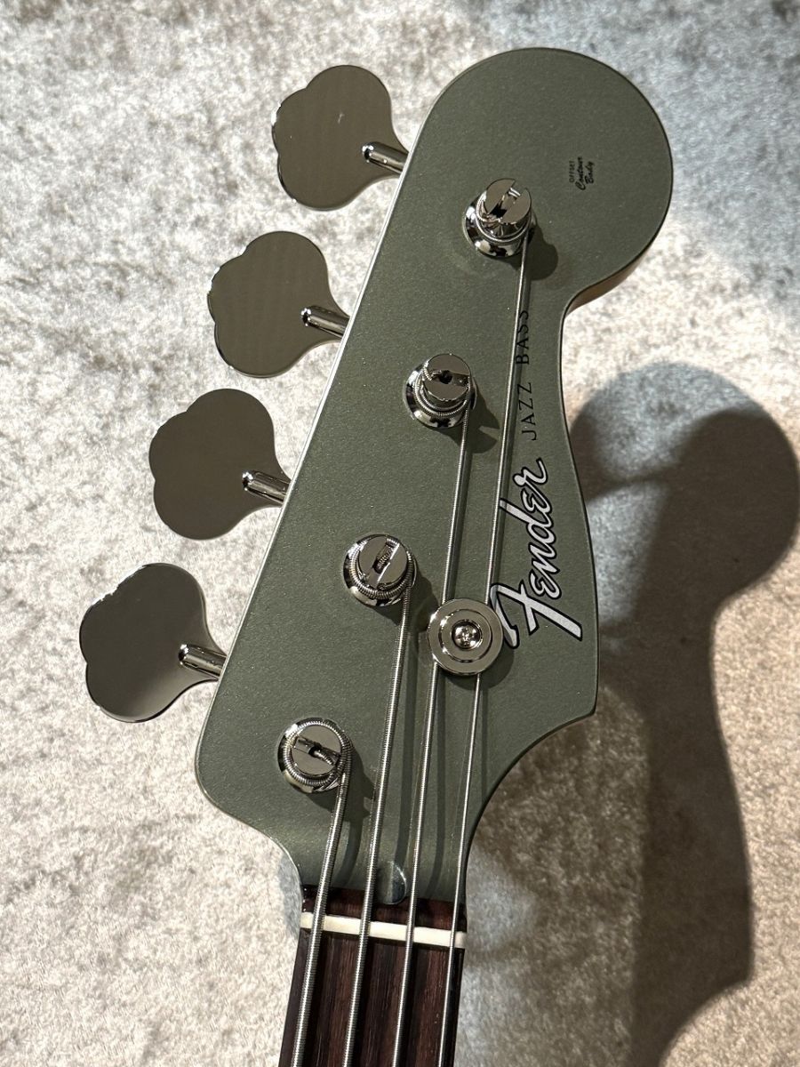 FSR Made in Japan Hybrid II Jazz Bass -Jasper Olive Metallic