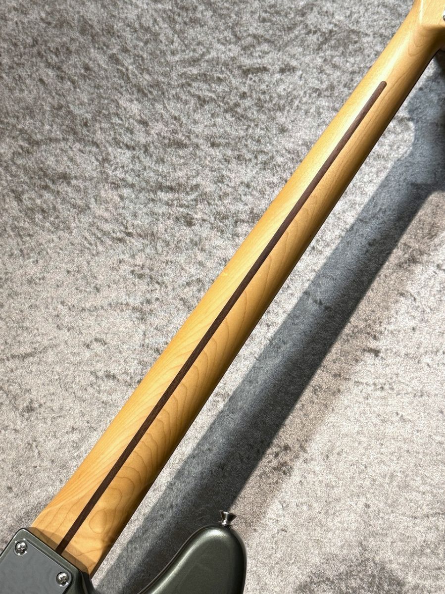 FSR Made in Japan Hybrid II Jazz Bass -Jasper Olive Metallic