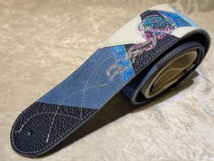 Grande uomo TENDER L-SLIDE PW 海月③ 【グランデウオモ】【担当イチオシ！パッチワークストラップ！】【横浜店在庫品】