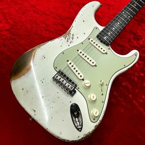 Fender Custom Shop W25 1962 Stratocaster Heavy Relic Aged Olympic White ≒3.62kg #CZ586069