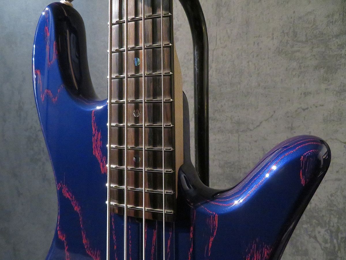 Red House Guitars Esperanza 4st 21F -Blue Metallic/Red Grain