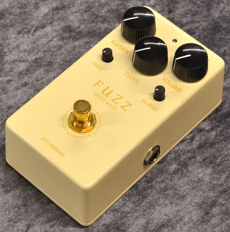 HTJ-WORKS GOLD HAZE FUZZ 限定クリーム色ディストーション GOLD HAZE FUZZ -Gelmanium & Silicon engine ～Cream White～ #169