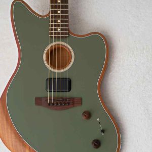 Fender Acoustasonic Player Jazzmaster Antique Olive 【2022年製・USED】【2.53kg】