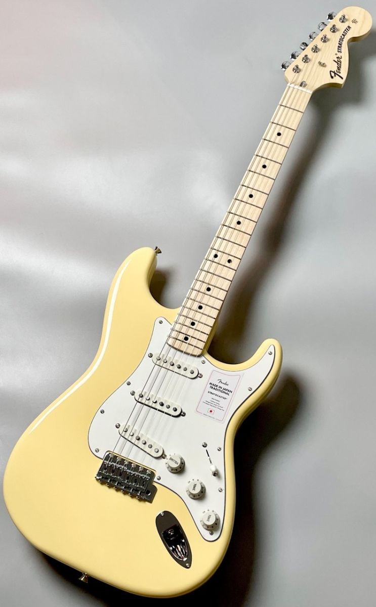 Made in Japan Traditional 70s Stratocaster MN -Vintage White