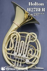 Holton ＜～1/31まで スタッフ厳選お手入れセットプレゼント!!＞ H278ER【s/n:237***】 【中古】【ホルン】【ホルトン】【フルダブル】【製造完了モデル】【イエローブラス製】【ファーカスモデル】【ミディアムスロートベル】【ウインドお茶の水】
