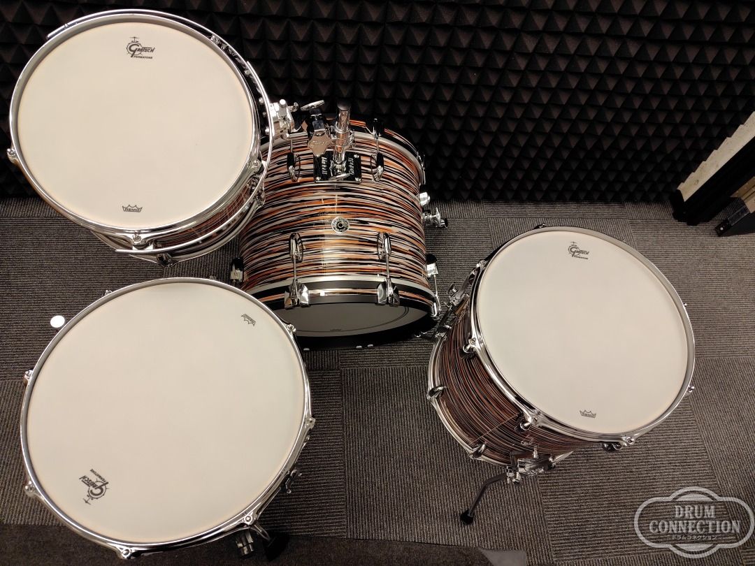 Brooklyn 4pcs kit [GB-J484]~Black orange Oyster~ | 【クロサワ楽器