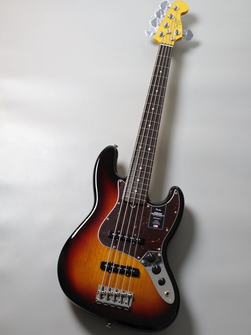 American Professional II Jazz Bass V / 3 Color Sunburst