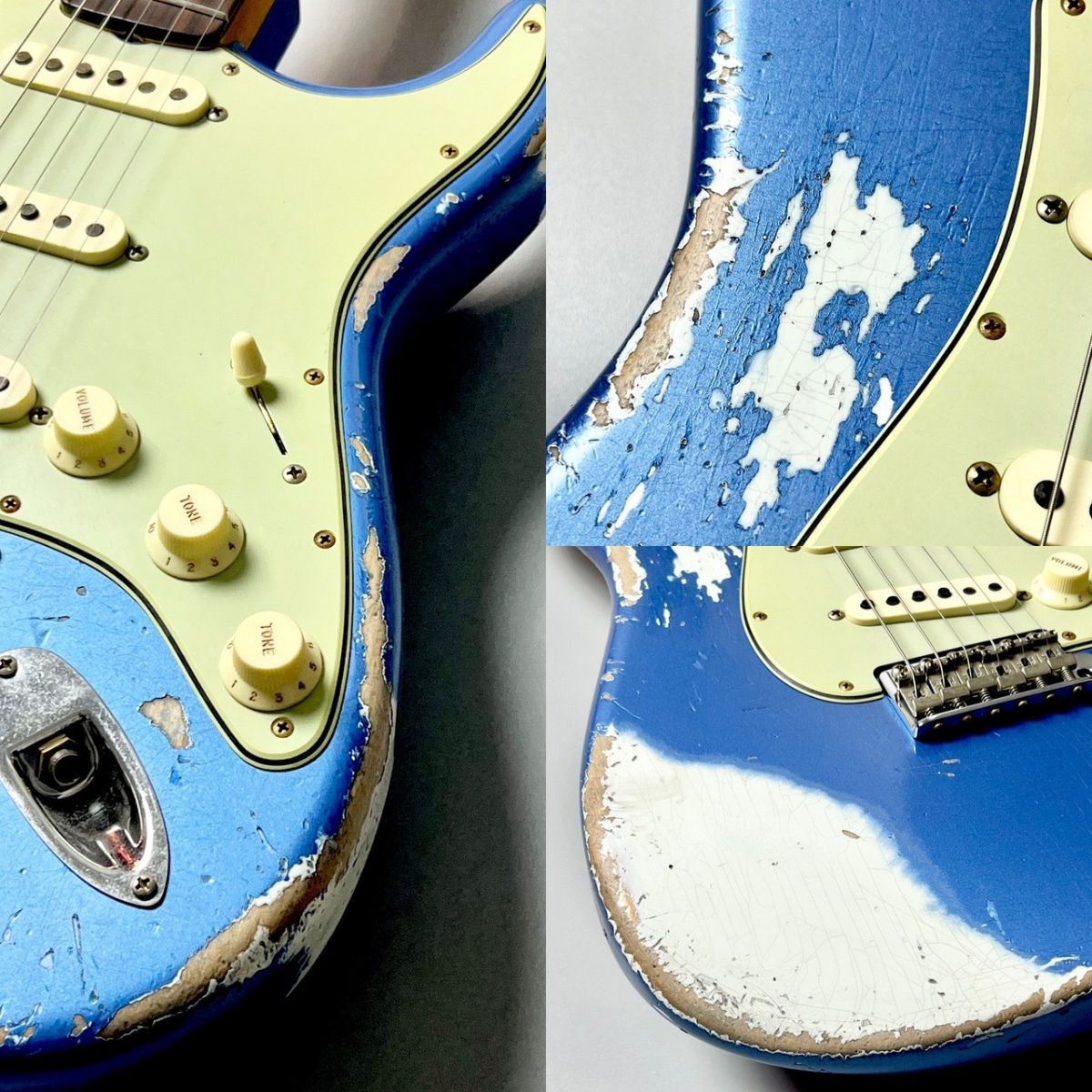 1960 Stratocaster Heavy Relic - Lake Placid Blue Over Olympic