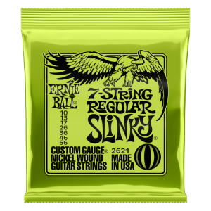 ERNIE BALL #2621 Regular Slinky 7Strings (10-56) 《7弦用》《エレキギター弦》《ネコポス》【町田店】