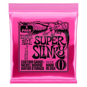 ERNIE BALL #3223 Super Slinky 3Pack 《エレキギター弦》《ネコポス》【町田店】