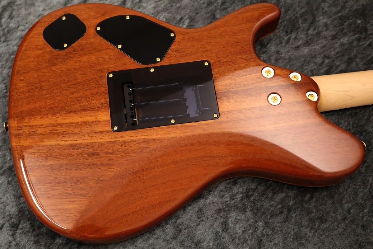 Custom Order DS496E 6A Quilt Maple/HM/F-Maho Dark See Through Blue