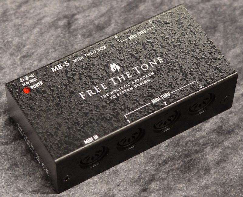 DTM・DAW FREE THE TONE MB-5 MIDI THRU BOX MB-5｜Products 商品紹介
