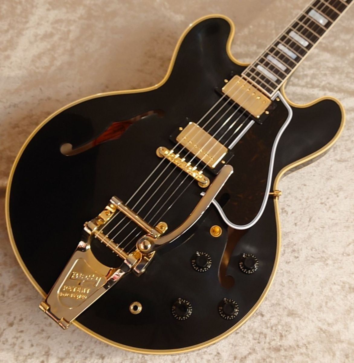 1959 ES-355 Reissue Ebony w/Bigsby VOS sn A940577 | 【クロサワ楽器