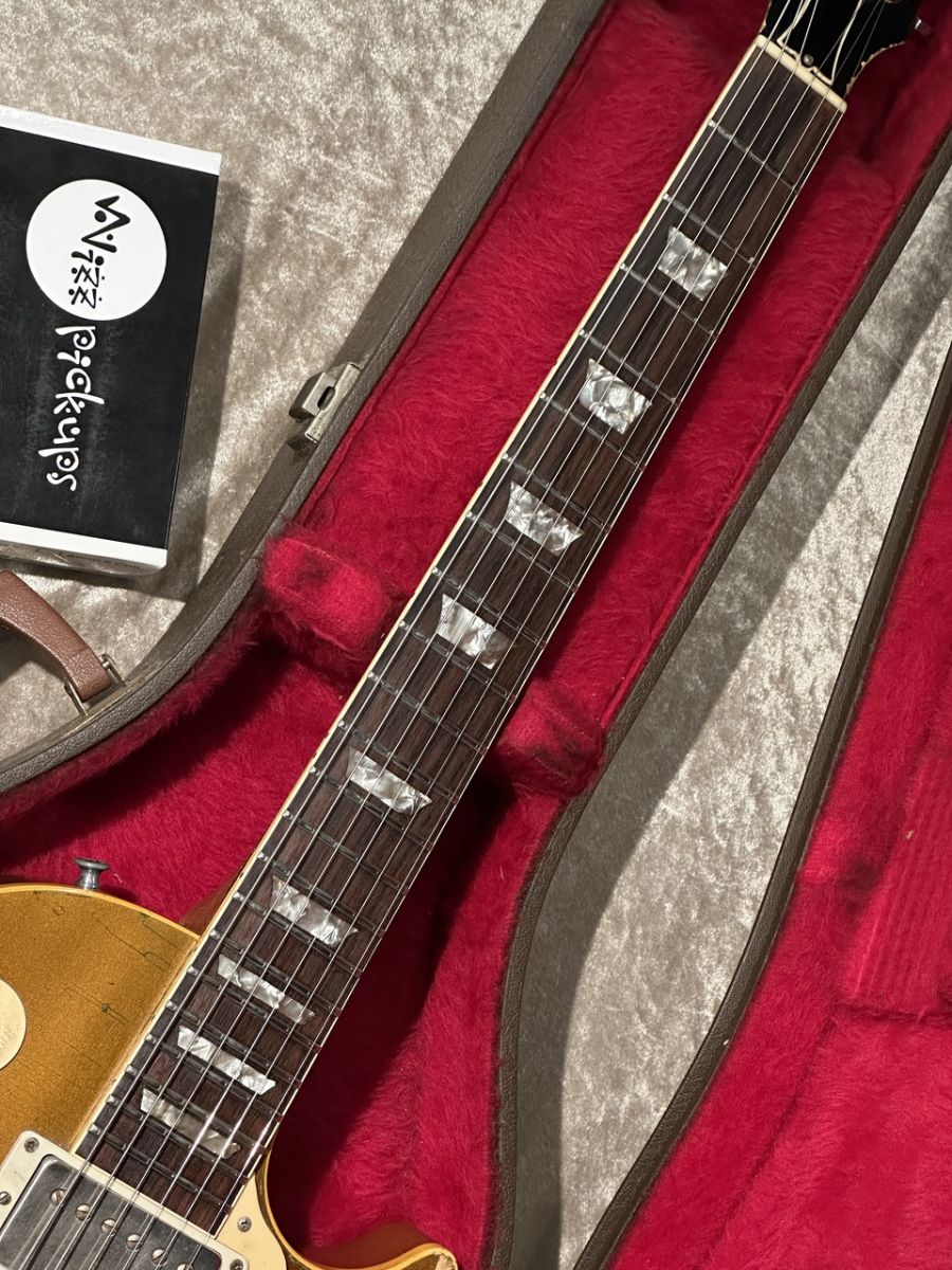 G.W最終セール！！レスポールタイプ GOLD 4LINEハンバッカーモデル 1968 Les Paul Standard Gold Top Conversion | 【クロサワ楽器店