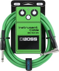 BOSS BIC-10A-GN Instrument Cable GREEN 【シールド】【3m】【S/L】