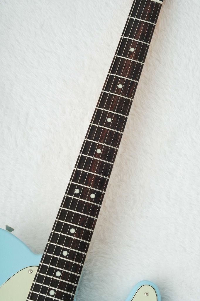 FSR Made in Japan Hybrid II Telecaster Daphne Blue Matching Head