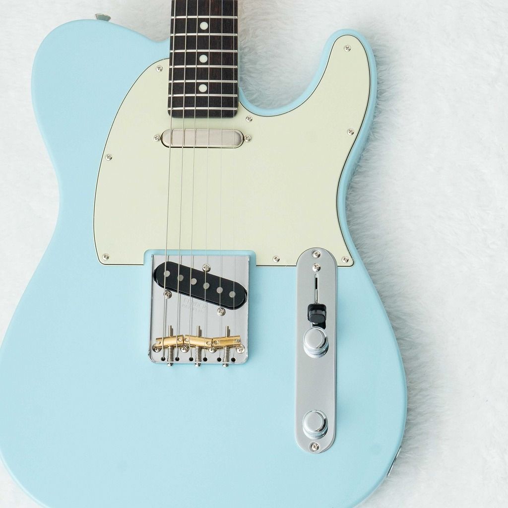FSR Made in Japan Hybrid II Telecaster Daphne Blue Matching Head