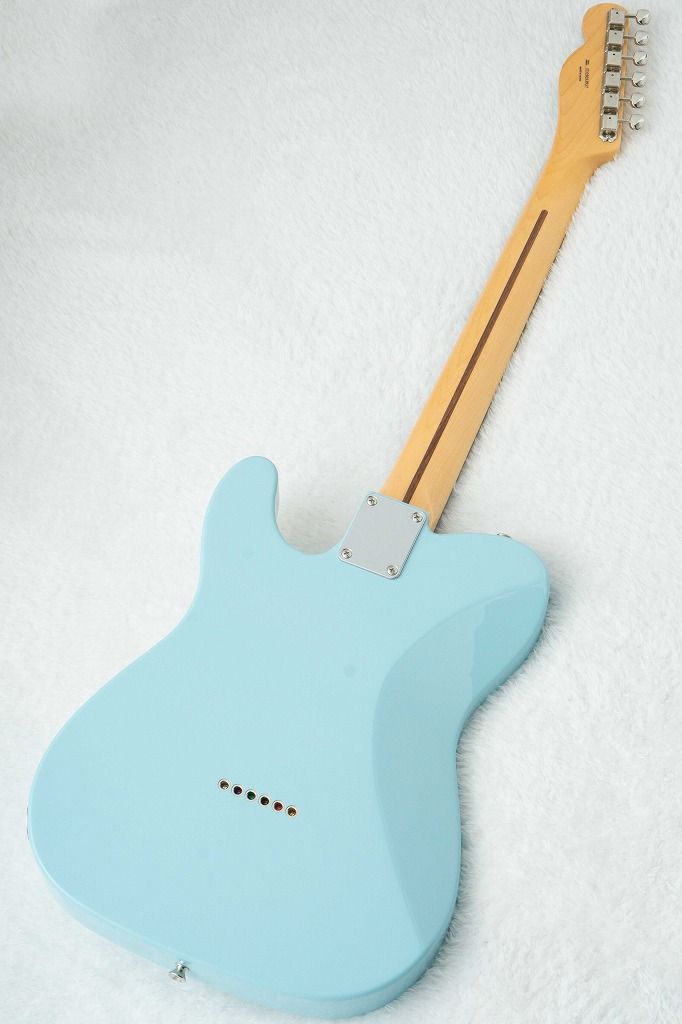 FSR Made in Japan Hybrid II Telecaster Daphne Blue Matching Head
