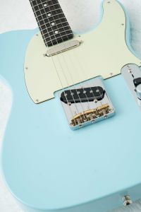 FSR Made in Japan Hybrid II Telecaster Daphne Blue Matching Head