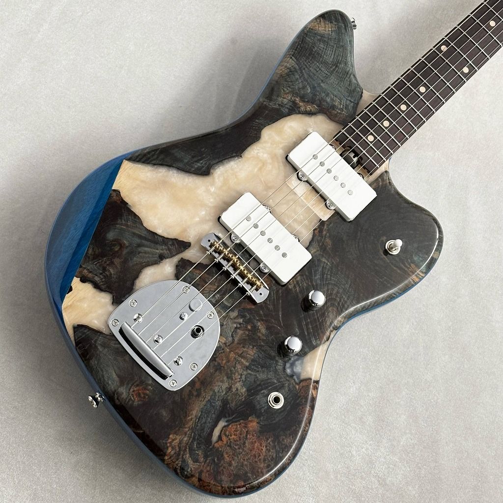 Trad Fullsize JM / Stabilized Blue & White Resin | 【クロサワ楽器
