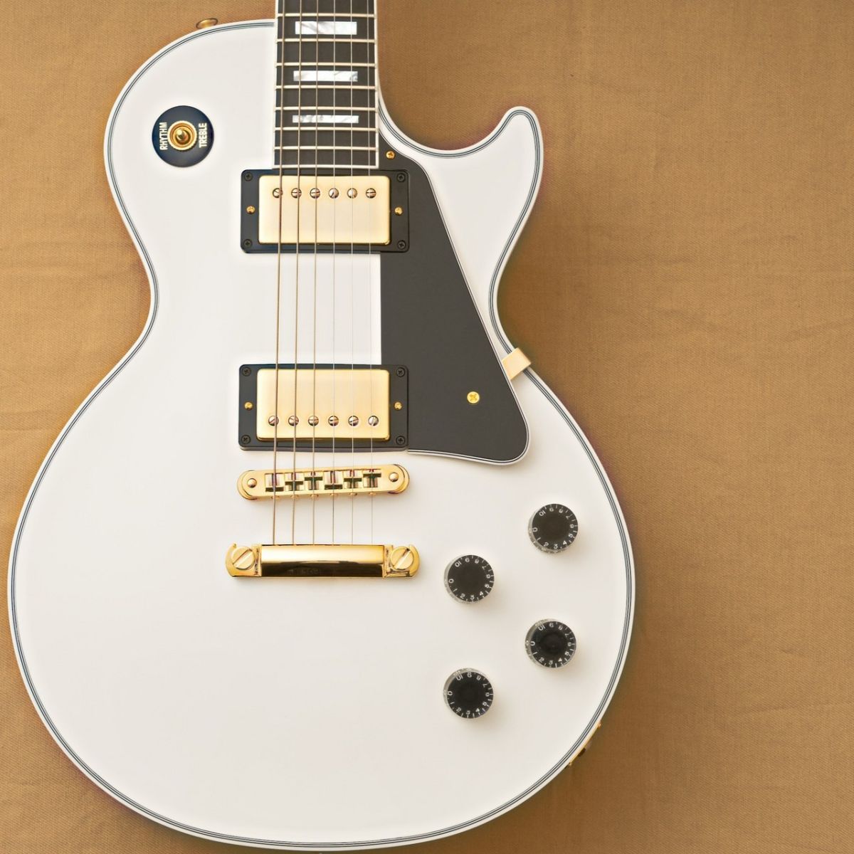 Les Paul Custom w/ Ebony Fingerboard Gloss- Alpine White- 【4.49kg