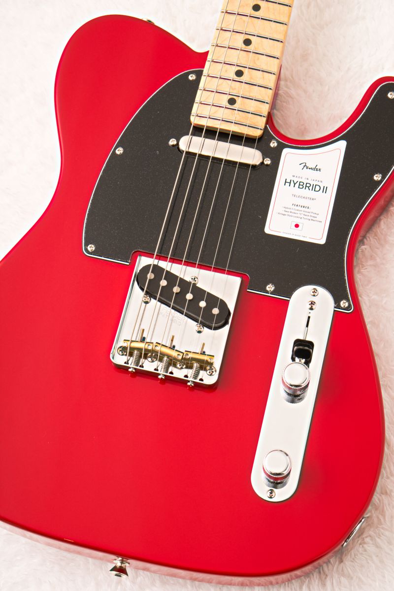 Made in Japan Hybrid II Telecaster Maple Fingerboard Modena Red