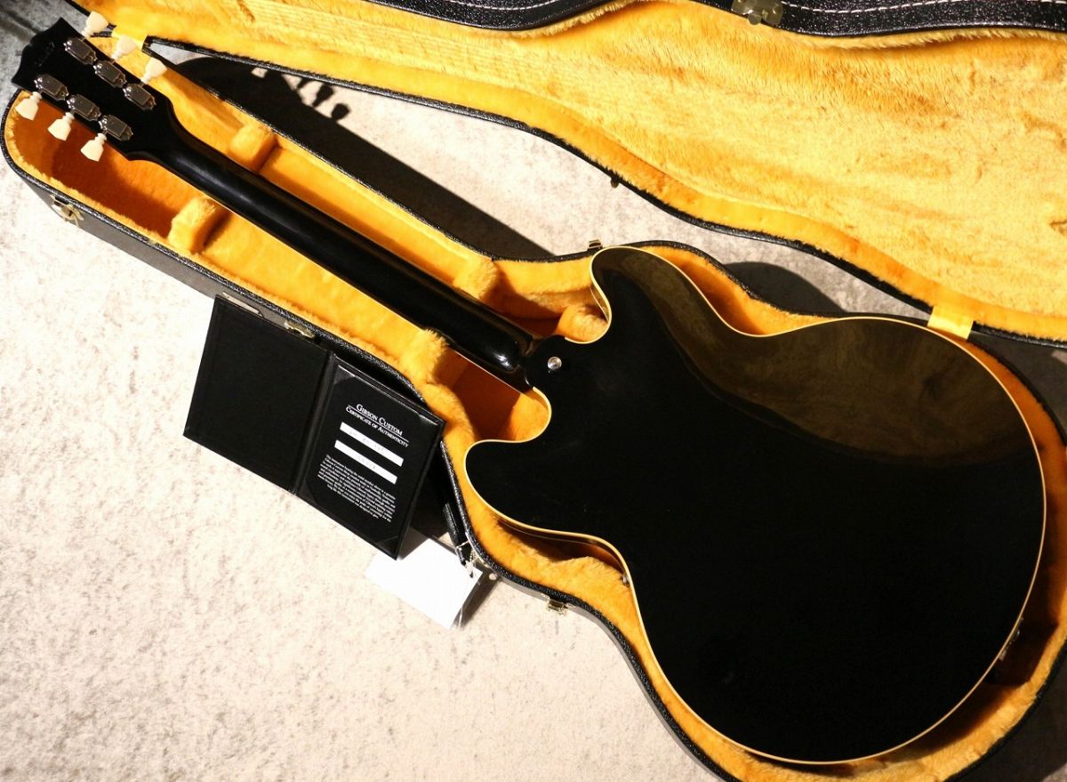 1964 ES-335 Split Block Ebony Finderboard w/Bigsby VOS #150217