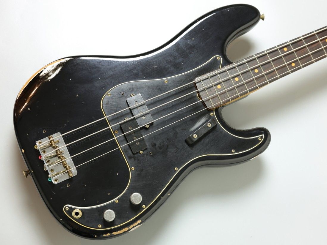 【最終値下げ】プレシジョンベース　レリック Squier by Fender SONIC PRECISION BASS Black ベース 初心者12点