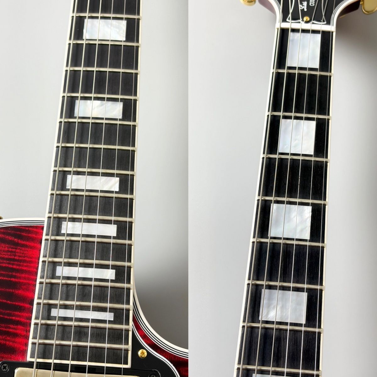 Les Paul Custom w/Ebony Fingerboard Figured Red Tiger Gloss