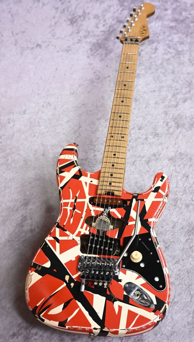 Striped Series Frankenstein Frankie Maple Fingerboard -Red with