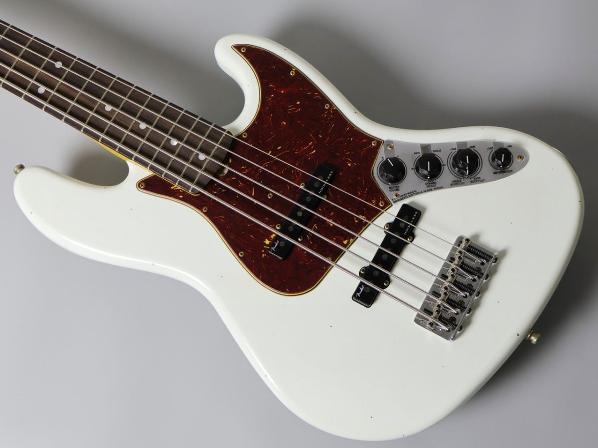 Custom Built Custom Classic Jazz Bass V Journeyman Relic -OLW