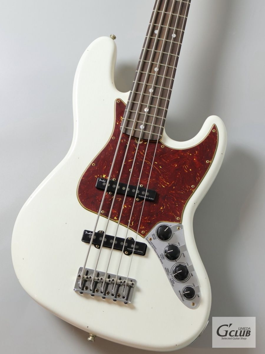 Custom Built Custom Classic Jazz Bass V Journeyman Relic -OLW